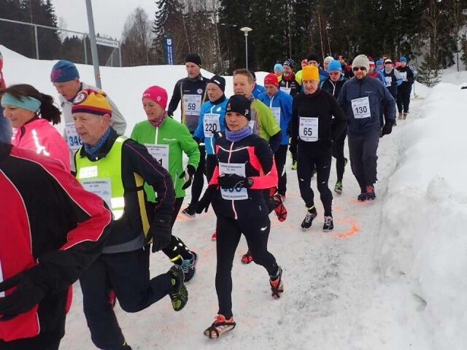Fra starten. (Foto: Olav Engen) Fra starten. (Foto: Olav Engen)