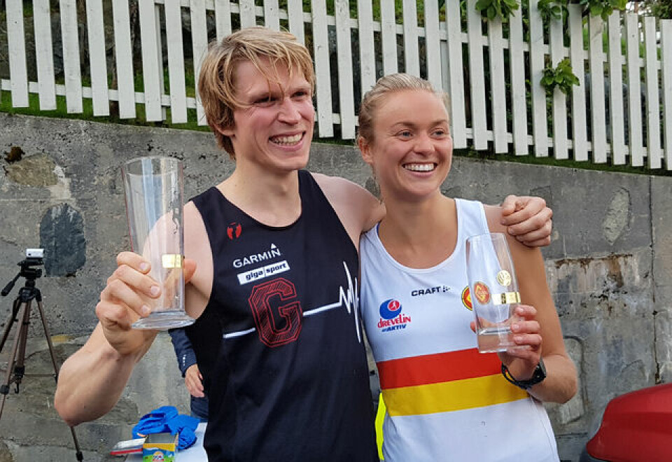 Ingrid Festø med ny løyperekord i Blodslitet i Ålesund Vinnerne_pokal