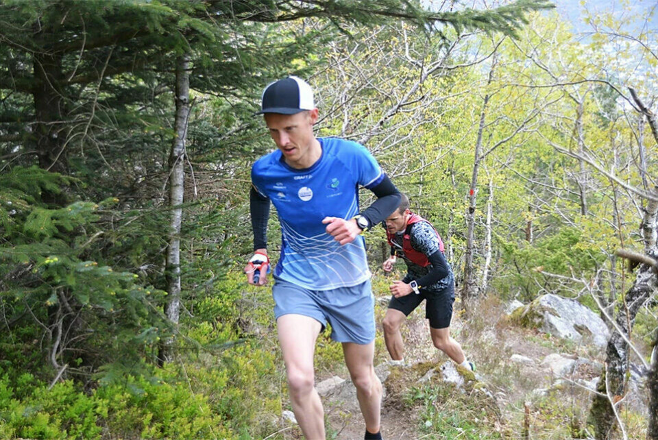 Linnea Valhovd Hove og Tom Erik Halvorsen vant Gjesdal Trailrun Tom Erik Halvorsen gikk i tet rett fra start og vant til slutt med 4 minutters margin. (Foto: Einar Søndeland)