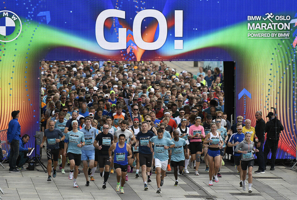 Årets deltakertall for Oslo Maraton var ca. 70 prosent av tallet for 2019. (Foto: Bjørn Johannessen) Årets deltakertall for Oslo Maraton var ca. 70 prosent av tallet for 2019. (Foto: Bjørn Johannessen)