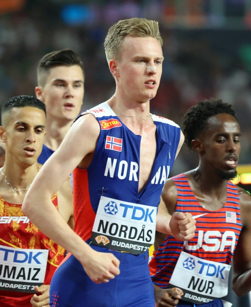 Flere spennende løpere skal i aksjon i Trond Mohn Games VM Friidrett 2023 Budapest - 5000 meter menn finale - Narve Gilje Nordås