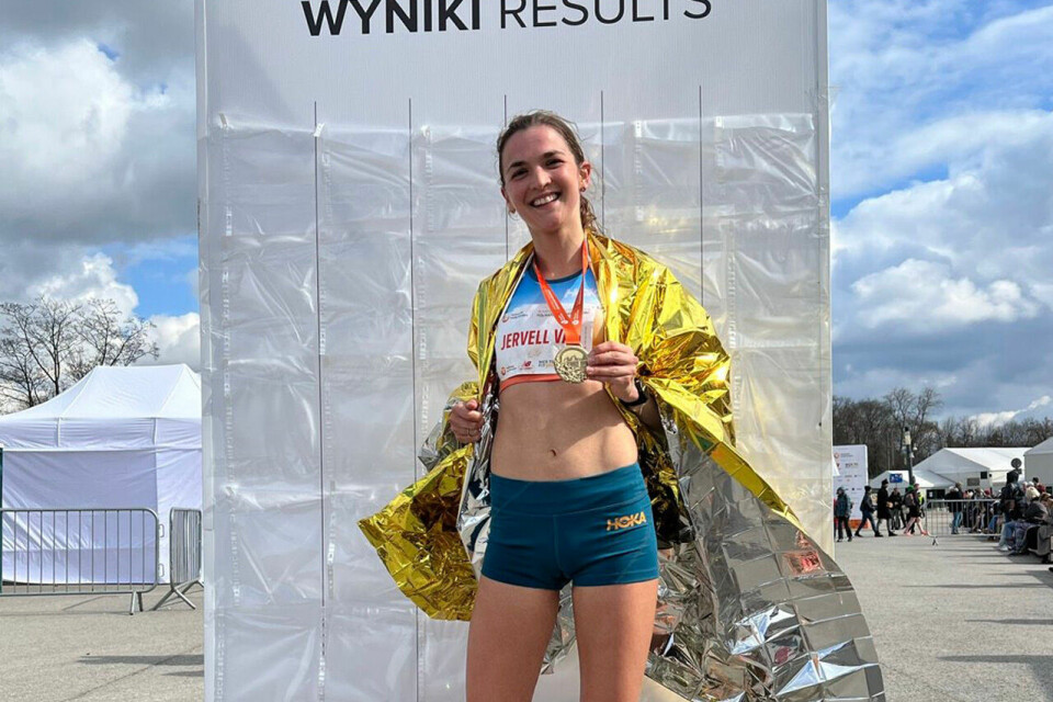 Sigrid Jervell Våg var godt fornøyd med 5. plass og pers i Warszawa. (Foto: Privat) Sigrid Jervell Våg var godt fornøyd med 5. plass og pers i Warszawa. (Foto: Privat)