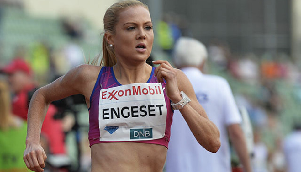 Kristine Eikrem Engeset lå lenge an til en tid godt under 1:10, men farten gikk noe ned mot slutten. Det ble etter hvert en kamp mot persen fra i fjor - som hun tangerte.