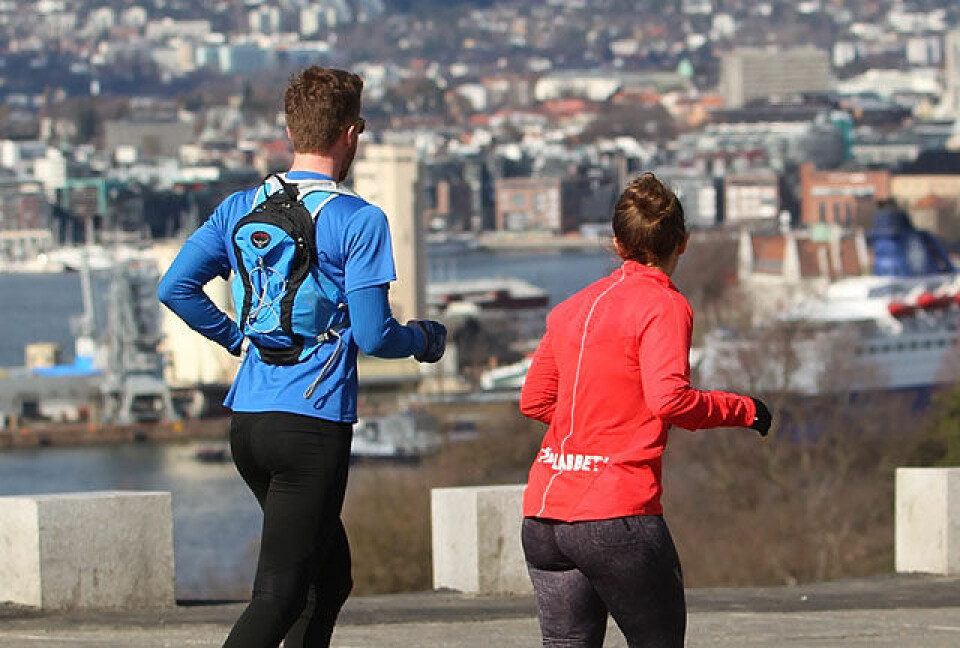 Nydelig utsikt i nydelig vær. Foto: Kjell Vigestad Nydelig utsikt i nydelig vær. Foto: Kjell Vigestad