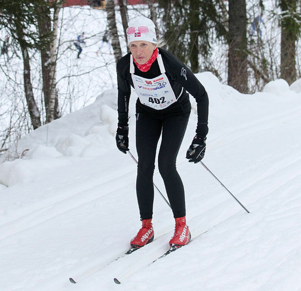 Holmenkollmarsjen: Golberg vant trimdistansen, løper vant 47 km Berit_Johannessen_nr2_65-69aar_etter_1km_A20G7849.jpg