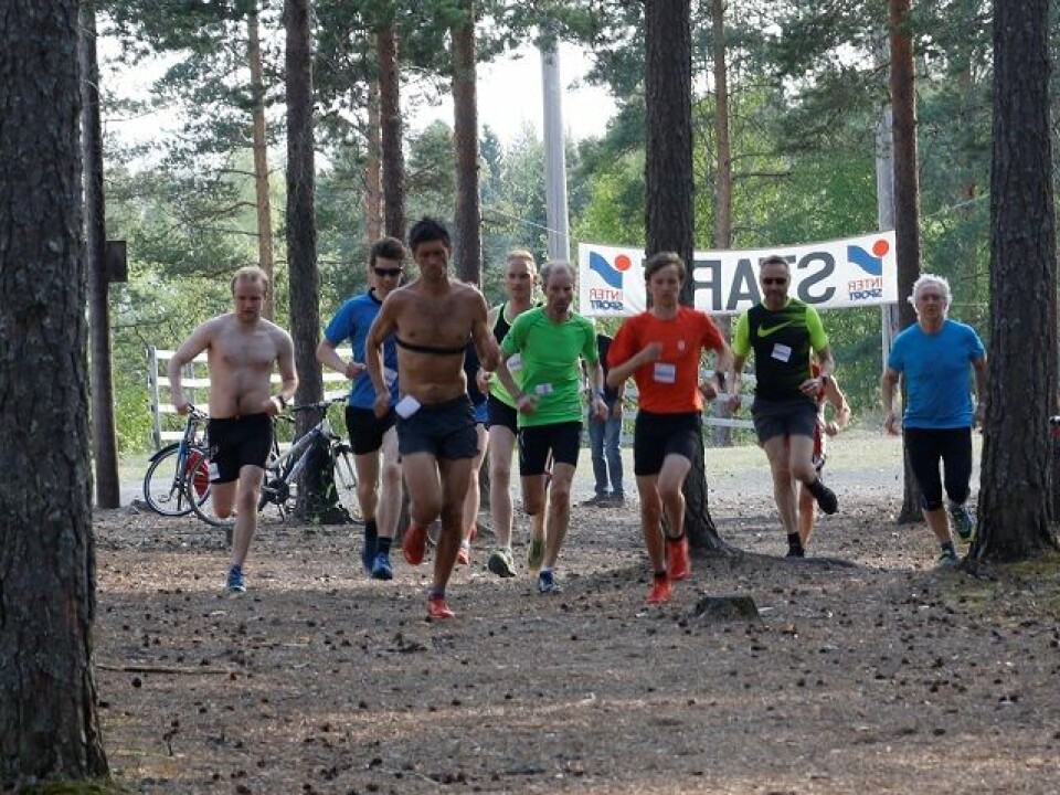 Kristian Engebakken (14) vant Gå-Joggen i Elverum Starten.jpg