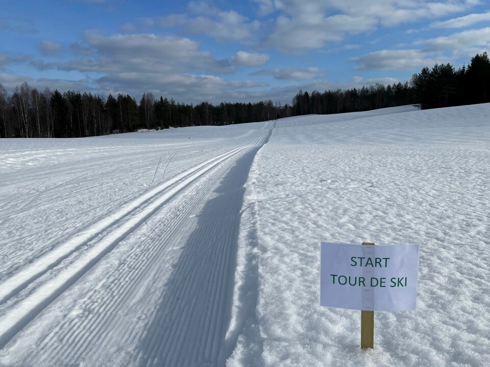 Fra starten på første etappe i Tour de ski Elverum-edition 2022. (Foto: Amund Sigstad) Fra starten på første etappe i Tour de ski Elverum-edition 2022. (Foto: Amund Sigstad)