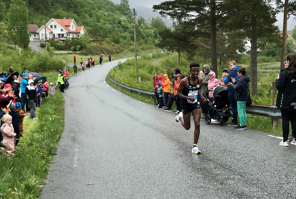 Tedros Haile og Nina Andreassen vant Ølmedal Rundt Tedros-Haile.jpg