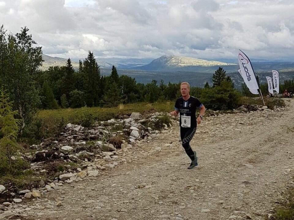 Linus Bohman på vei mot rekorden i Beteberget Opp i 2018. (Foto: Wenche Syversen) Linus Bohman på vei mot rekorden i Beteberget Opp i 2018. (Foto: Wenche Syversen)