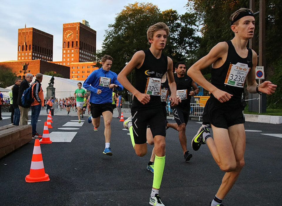 '3 for alle' åpnet Oslo Maraton i solnedgangen OLiver_Vedvik_Lars_Hjelmset_Glenn_Trane_IMG_1375.jpg