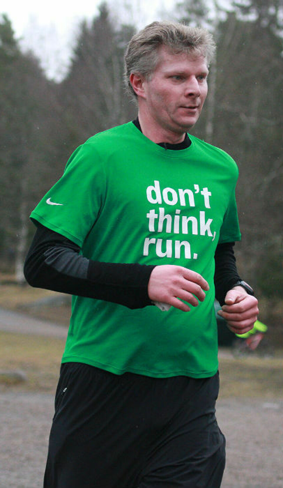 Begivenhetsrik aften på Sognsvann Dont_think_run