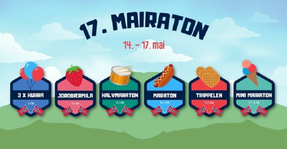 Oslo Maratons virtuelle løp 17. Mairaton med over 800 påmeldinger til nå 17_Mairaton_logo