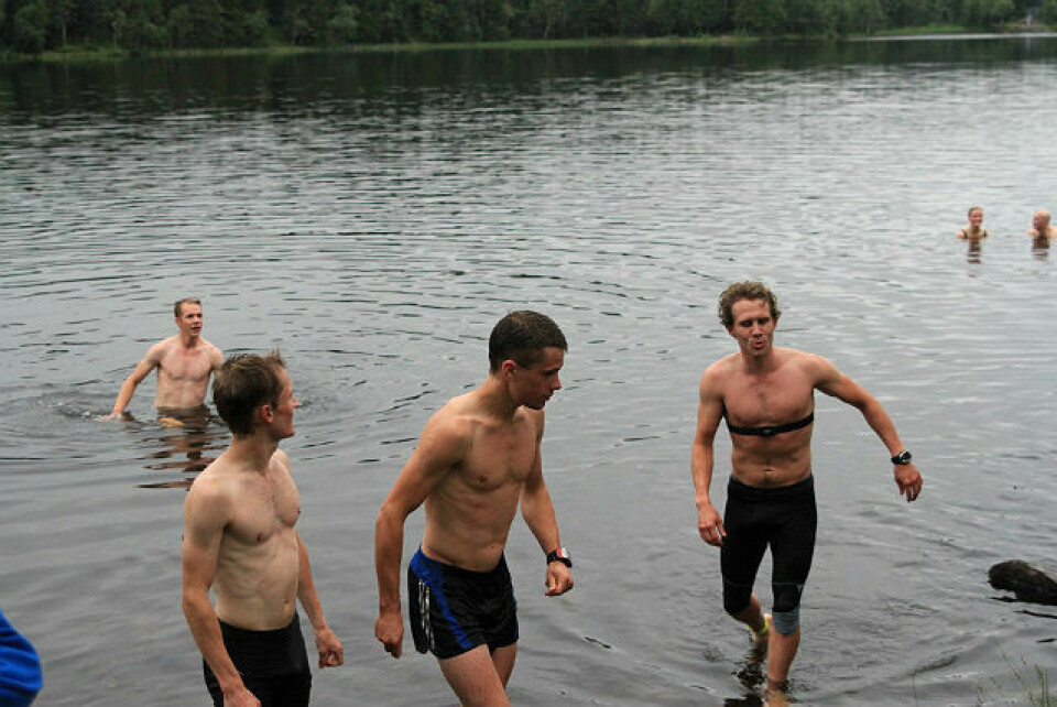 Ny løyperekord i Fagervann Opp badebilde