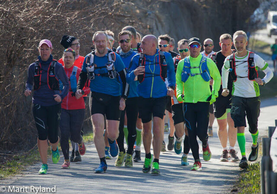 Fra fjorårets Påskeharemaraton, ved Lofthus. Foto: Marit Rydland Fra fjorårets Påskeharemaraton, ved Lofthus. Foto: Marit Rydland