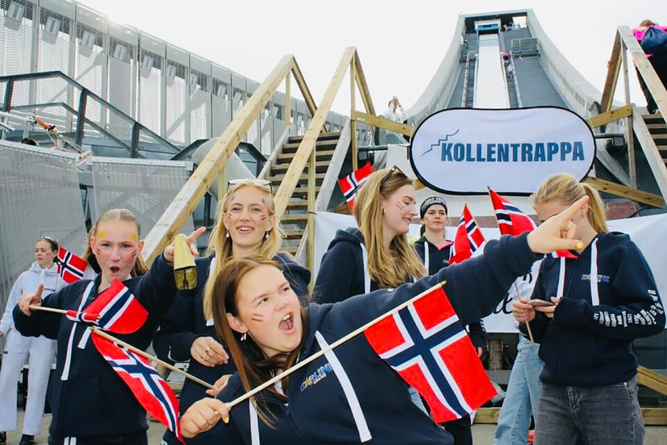 Bra heiagjeng på plass i Kollentrappa. (Foto: Arrangøren) Bra heiagjeng på plass i Kollentrappa. (Foto: Arrangøren)
