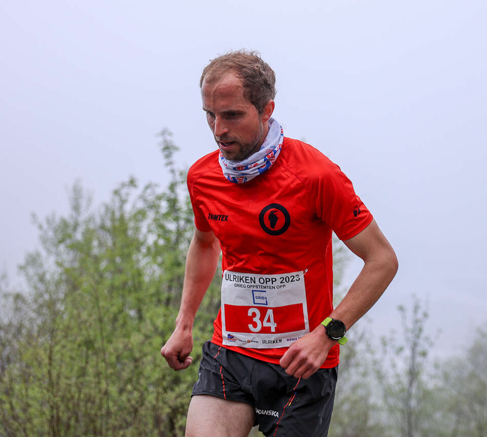 Anita Iversen Lilleskare og Stian Angermund vant den nye trail-løypen i Ulriken Opp 1U9A6799.jpg