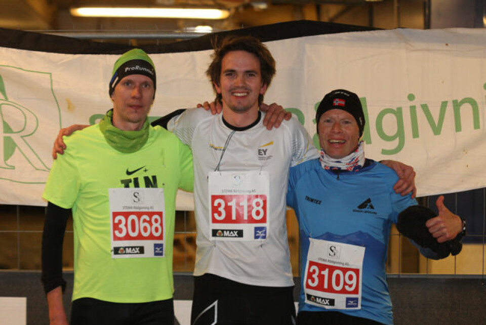 Topp 3 herrer 5 km, Tit Oinus, Fredrik Torgersen og Frode Johansen Topp 3 herrer 5 km, Tit Oinus, Fredrik Torgersen og Frode Johansen