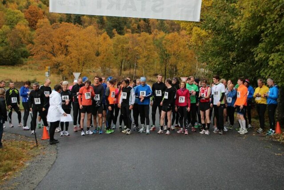 54 sprang Snipsøyrvatnet Rundt