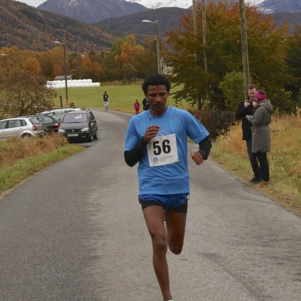 54 sprang Snipsøyrvatnet Rundt