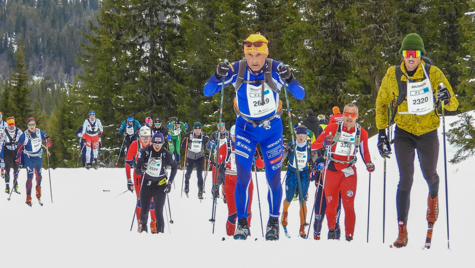 Med Svärdstep øverst i Kvarstadlia. (Foto: Stein Arne Negård) Med Svärdstep øverst i Kvarstadlia. (Foto: Stein Arne Negård)