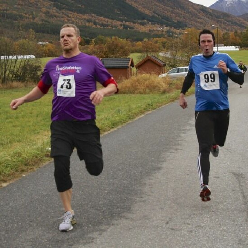 54 sprang Snipsøyrvatnet Rundt