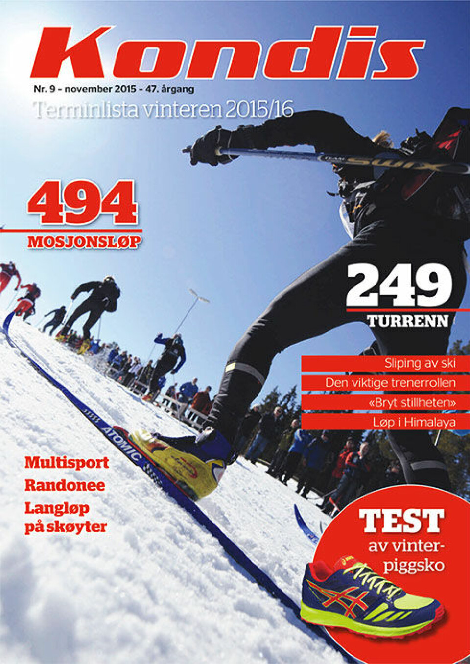 Vinterterminlista til Kondis er underveis Kondis-09-2015-forside.jpg