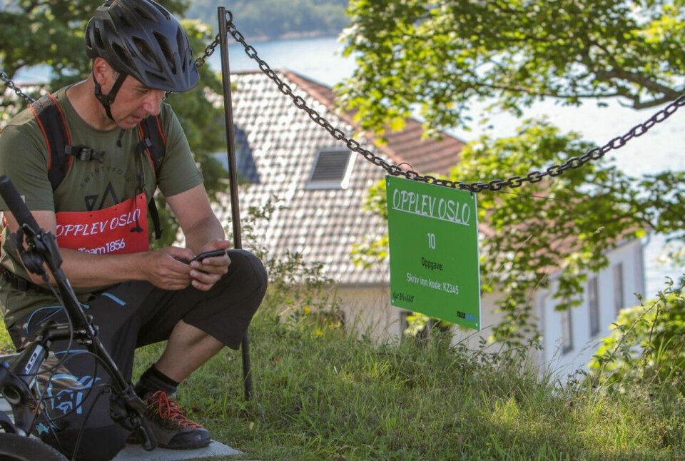 I multisportkonkurransen Opplev Oslo skal du i løpet av fem timer finne så mange poster som mulig innen en radius av 10 km fra Rådhusplassen. (Alle foto: arrangøren) I multisportkonkurransen Opplev Oslo skal du i løpet av fem timer finne så mange poster som mulig innen en radius av 10 km fra Rådhusplassen. (Alle foto: arrangøren)