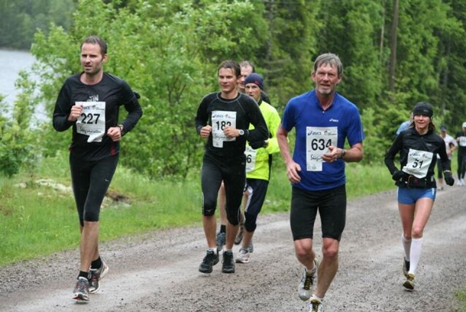 Våt og kald Nordmarka Skogsmaraton IMG_3135_Kitty_Schive_og_gutta