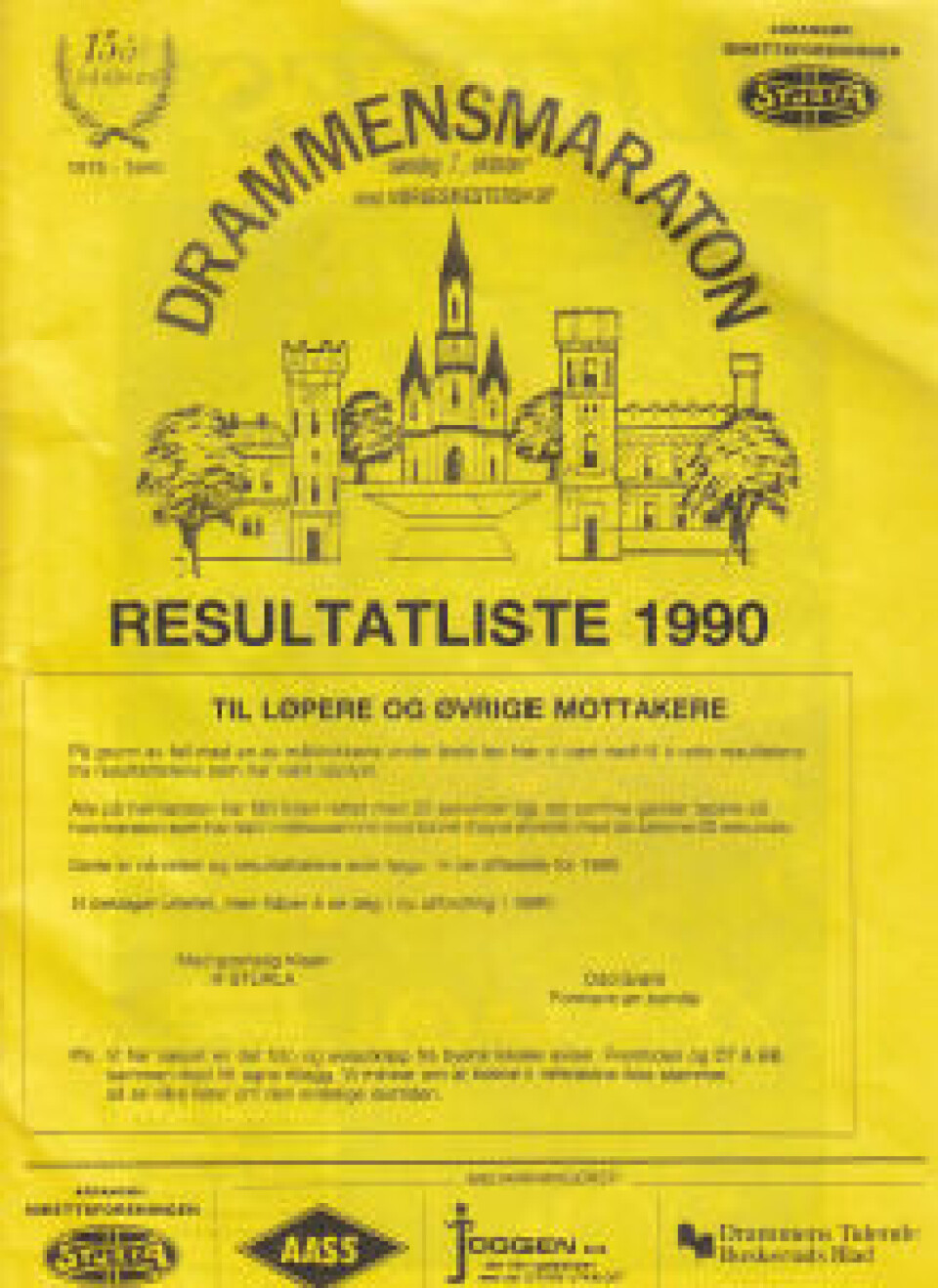 Drammensmaraton i 1990