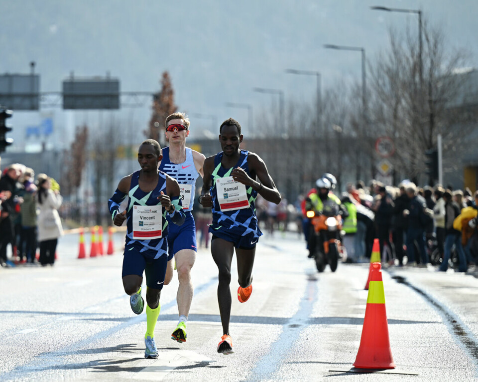 Solskinn, norsk klasserekord og mange andre sterke tider i Drammen 10km-tettrio.jpg