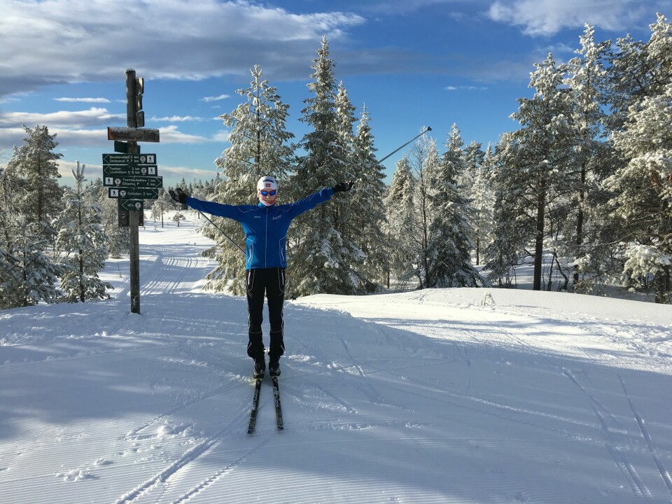 Unge langdistansetalenter - 4 av 4: Martin Kirkeberg Mørk Martin_K-Mørk_på_ski.jpg