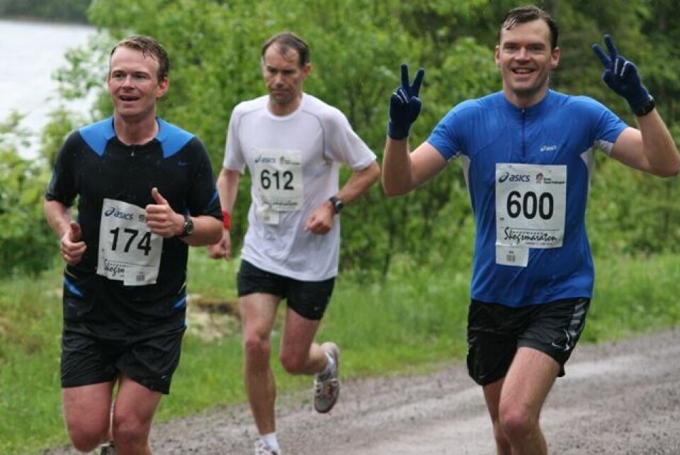 Våt og kald Nordmarka Skogsmaraton IMG_3097_Blid_600_Petter_Oestboe