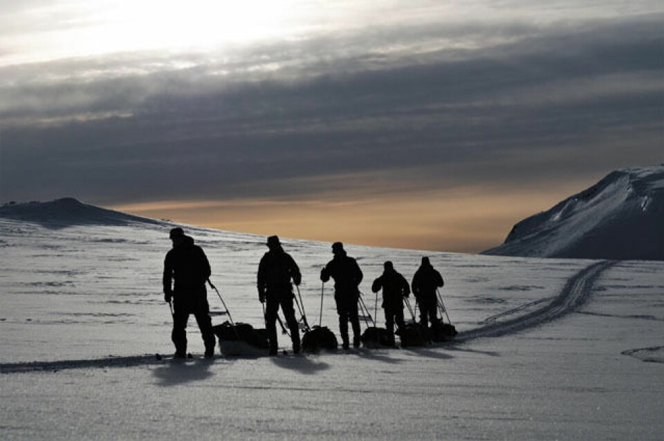 Håvard Hansen og Bjørg-Marit Valland vant Expedition Amundsen Stemningsbilde1_foto_Asle_OEydvin_640.jpg