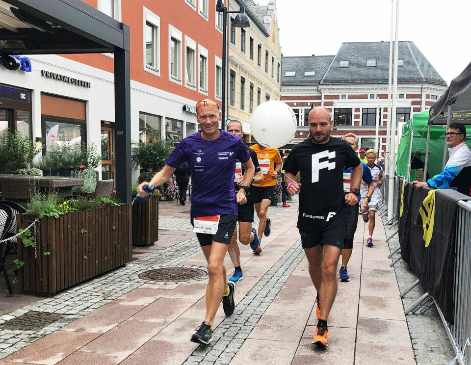 Rekordmange løp Sommerløpet i Kristiansand Sommerlopet_fartsholdere.jpg