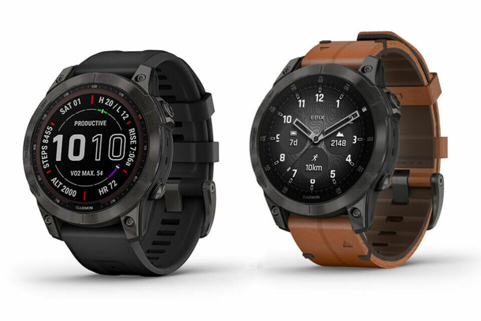 Garmin Fenix 7- serien og Epix (Gen 2) ble lansert tirsdag ettermiddag. Flere av modellene er allerede til salgs i butikkene. (Alle foto: Garmin) Garmin Fenix 7- serien og Epix (Gen 2) ble lansert tirsdag ettermiddag. Flere av modellene er allerede til salgs i butikkene. (Alle foto: Garmin)