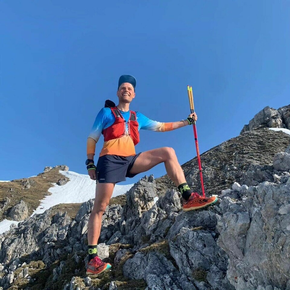 Trio med tro på gode resultater etter samling i Innsbruck før VM terrengultra Tobias i bratt terreng.jpg