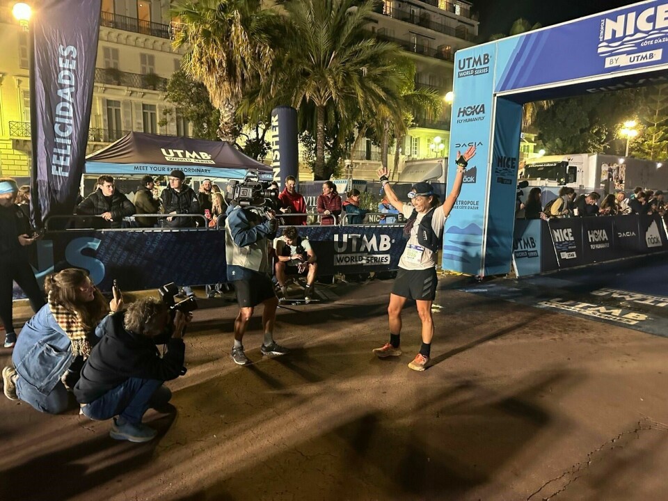 Ingrid M Due-Gundersen vant 100k Roubion-Nice målgang_Ingrid.jpg
