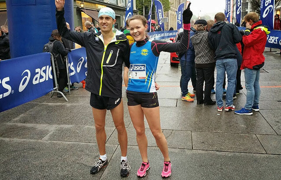 Roald Frøskeland og Yngvill Elvemo vant Sentrumssprinten. Foto: Heming Leira Roald Frøskeland og Yngvill Elvemo vant Sentrumssprinten. Foto: Heming Leira