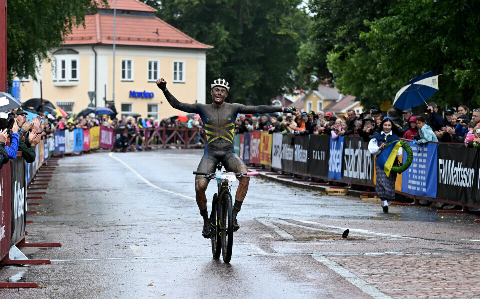 Kristian Klevgård vant Cykelvasan foran Østen Brovold Midtsundstad Sälen-Mora 230811
Cykelvasan 90
Klevgård, Kristian (NOR)
Foto Nisse Schmidt