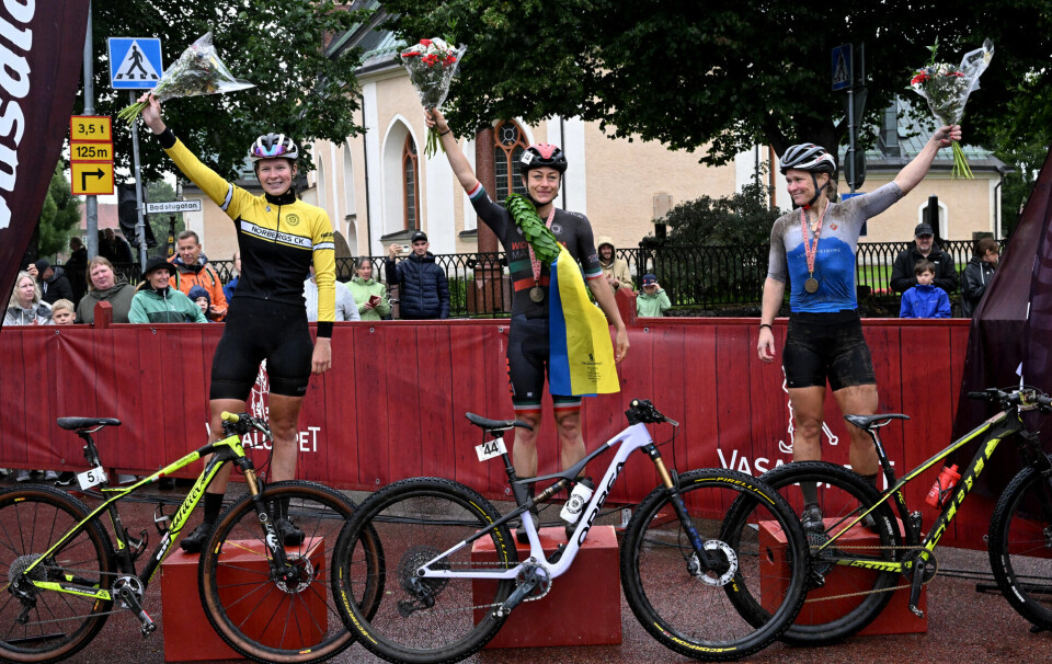 Kristian Klevgård vant Cykelvasan foran Østen Brovold Midtsundstad Sälen-Mora 230811
Cykelvasan 90
Foto Nisse Schmidt
