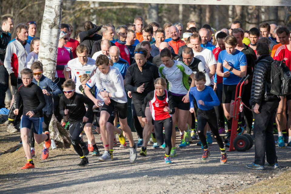 142 deltagere da Sognsvann Rundt Medsols sesongåpnet i sol Fra starten pÃ¥ Ã¥pningsløpet i 2015. Blir det like bart og fint om en uke? (Foto: Heming Leira)
