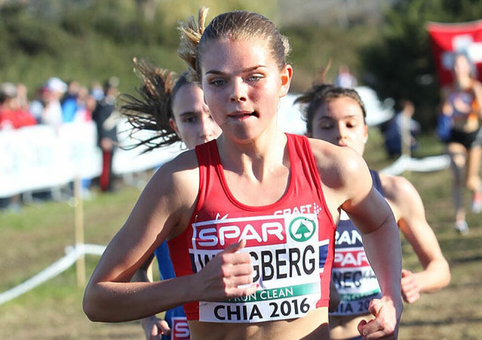 Flott plassering: Stine Wangberg sto for Norges tredje beste plassering i EM med sin 12. plass. (Foto: Kjell Vigestad) Flott plassering: Stine Wangberg sto for Norges tredje beste plassering i EM med sin 12. plass. (Foto: Kjell Vigestad)