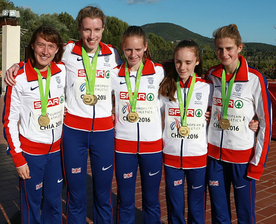 Flott 12. plass til Stine Wangberg i EM i terrengløp på Sardinia Storbritannia_lagvinnere_U20_AZ3T5491.jpg