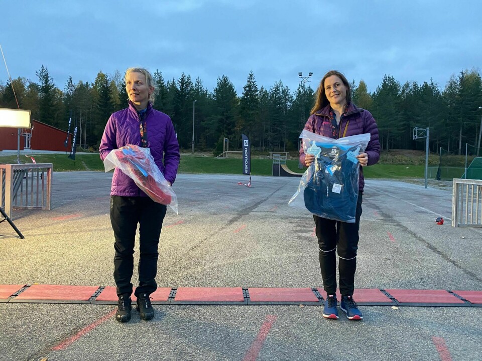 Suksess for andreutgaven av Oslo Trail Challenge hvor 10 løpere fullførte 200-kilometeren Elise_og Cecilie.jpg
