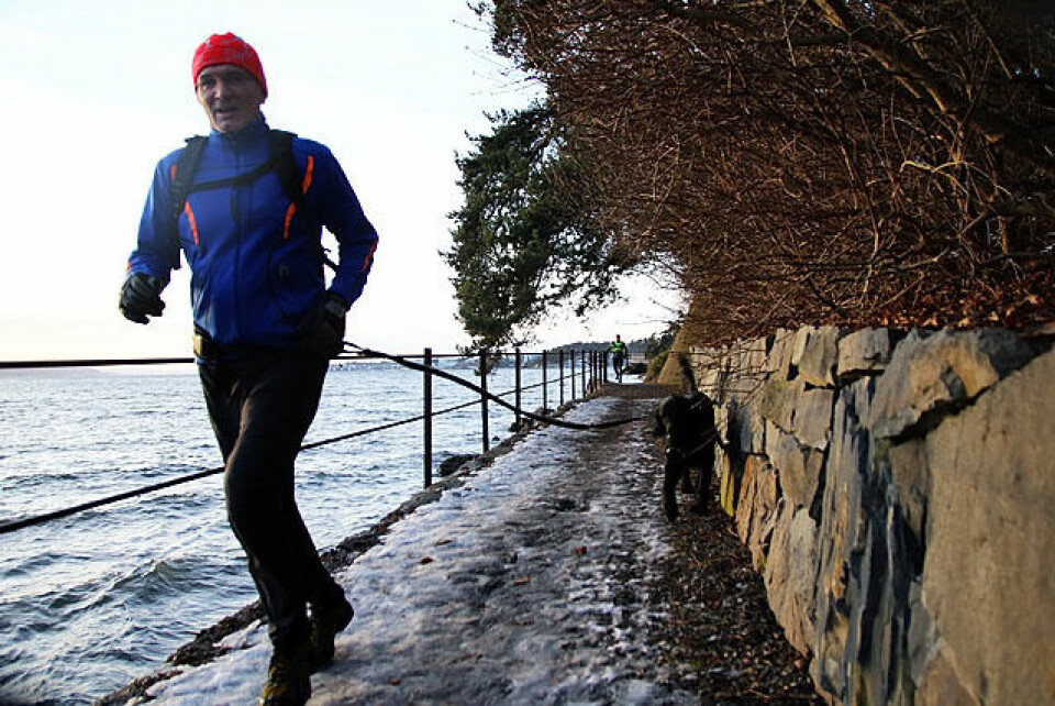 På glattisen i Ribbemaraton Sandvika - Ski med_hund_IMG_2117.jpg