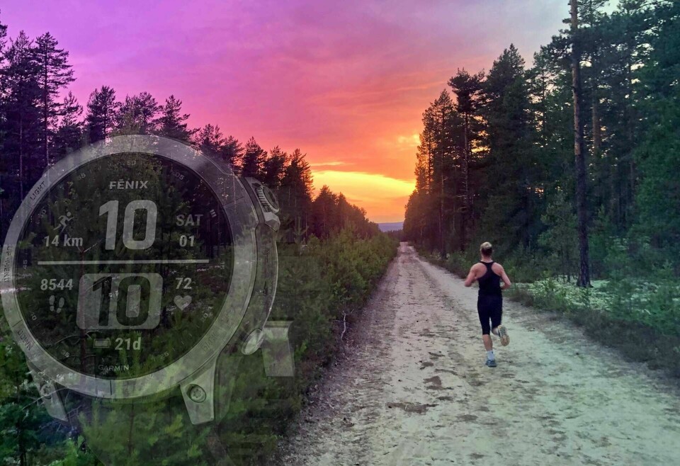 Garminklokka har nå trent meg i en uke. Her oppsummerer jeg litt hva jeg har gjort og hvordan det har gått. (Foto: Tom-Arild Hansen) Garminklokka har nå trent meg i en uke. Her oppsummerer jeg litt hva jeg har gjort og hvordan det har gått. (Foto: Tom-Arild Hansen)