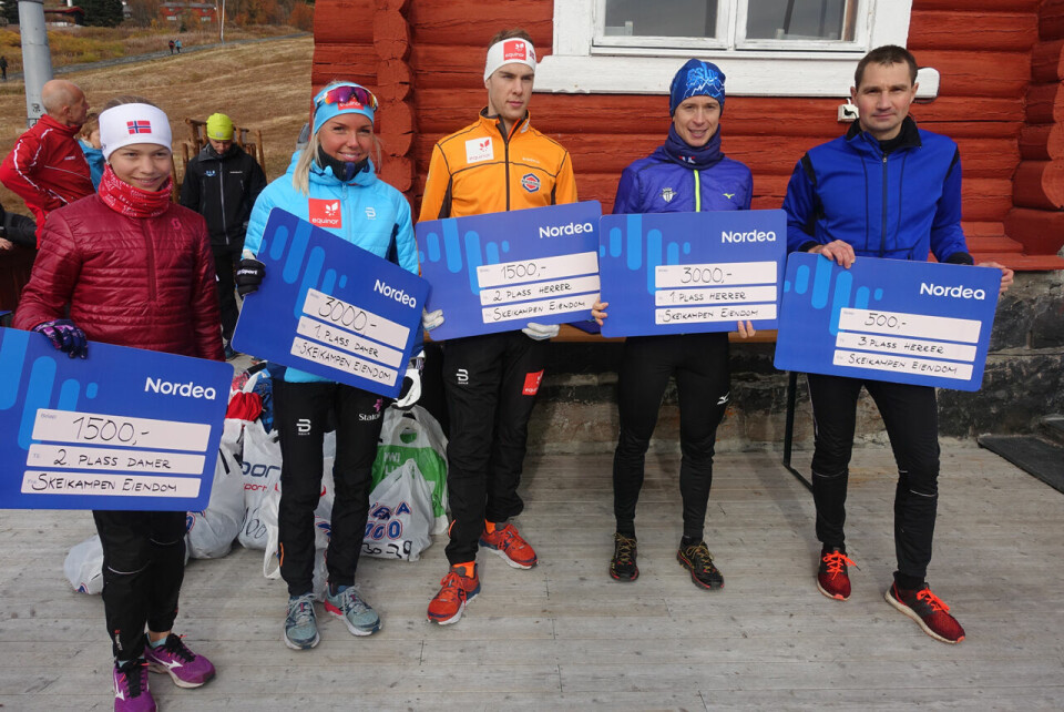 Marte Mæhlum Johansen og Øyvind Heiberg Sundby best i Skeikampen opp DSC08805.jpg