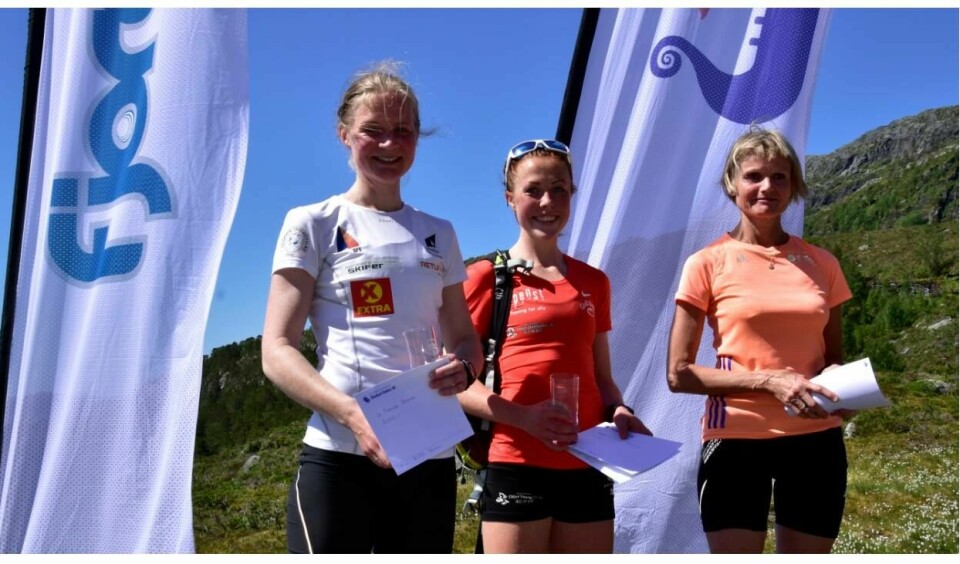Eli Anne Dvergsdal og Marius Vedvik vant Hovlandstølen Opp Topp_tre_kvinner.jpg