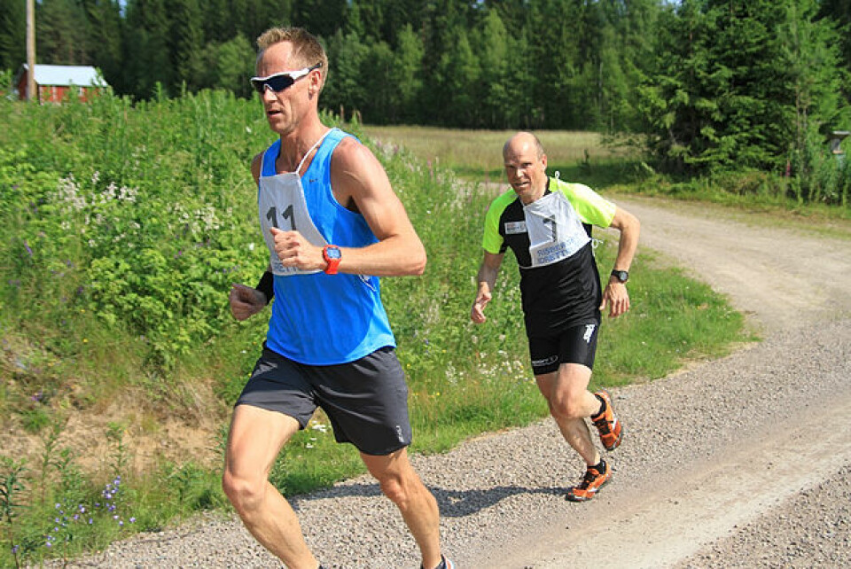 Sannerud foran Strandbakke i Risberget Runar_Sannerud_Geir_Strandbakke.jpg