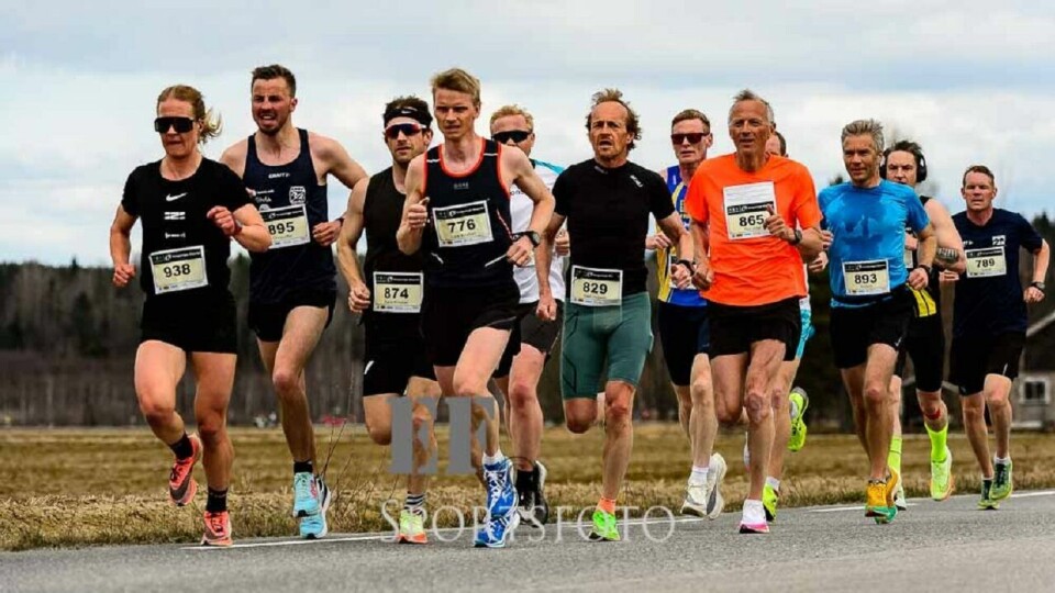 Fra rett etter starten på årets største løpsnyhet i Hedmark i 2022, Grue Halvmaraton 1. mai.. (Foto: EF Sportsfoto) Fra rett etter starten på årets største løpsnyhet i Hedmark i 2022, Grue Halvmaraton 1. mai.. (Foto: EF Sportsfoto)